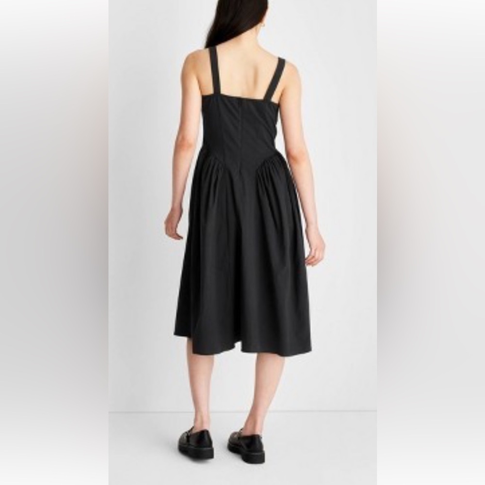 NWOT Women’s Strappy Fit and Flare Midi Dress Baby Future Collective - Picture 3 of 7